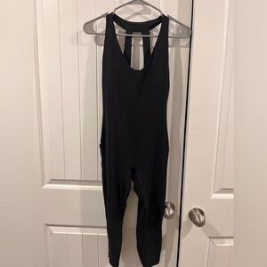 Athleta Transcend Black Bodysuit 7/8